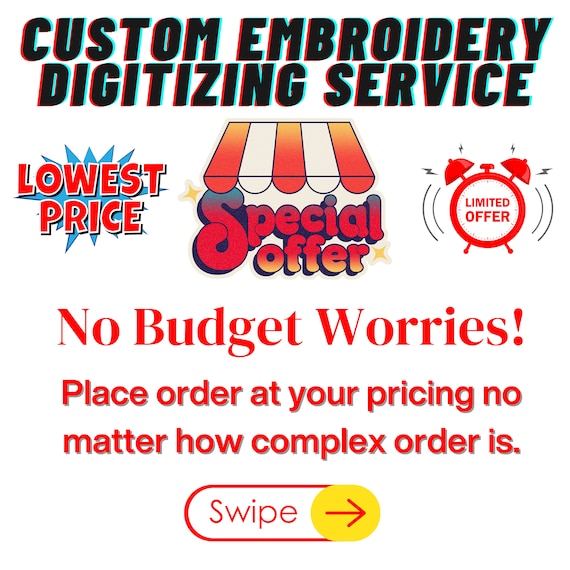 High-Quality Custom Embroidery Digitization | Custom Logo Digitizer | Personalized Pic Into Embroidery Digitization | Unlimited Revisions