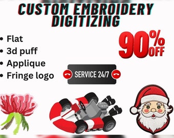 Custom Embroidery| Digitizing| Embroidery Digitizing| computer Emb|Image digitizing|Embroidery Designer| logo Digitizer| Computer embroidery