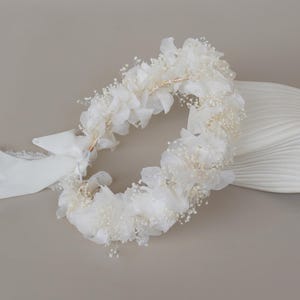 Natural Flowers Girl Floral Crown, Dried Flowers Crown, Bride Crowns, Wedding Crown,Boho Wedding Head Wreath,Flower Headpiece Girls