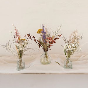 Mini Dried Flower bouquet, Holiday gift, vase arrangement, Table decorationWedding centrepieces