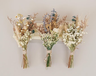 Mini Dried Floral Bouquet,Bohemian Mini Dried Flower Bouquet, Table Decorations, Center Decoration, Holiday Gift
