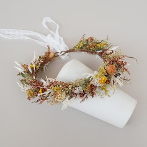 Dried Flowers Crown,Bridal Crowns,Wedding Crown,Boho Bride Crown,Bridal Crowns