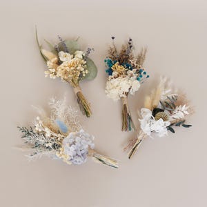 Mini-Trockenblumenstrauß, Boho Mini-Trockenblumenstrauß, Tischdekoration, Mitteldekoration, Weihnachtsgeschenk