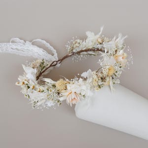Dried Flowers Crown, Bride Crowns, Wedding Crown,  Boho Bride Crown,Daisy  Dried Flowers Crown