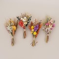 Dried Flowers  Mini Bouquet, Bohemian Mini Dried Flower Bouquet, Table Decorations, Center Decoration, Holiday Gift