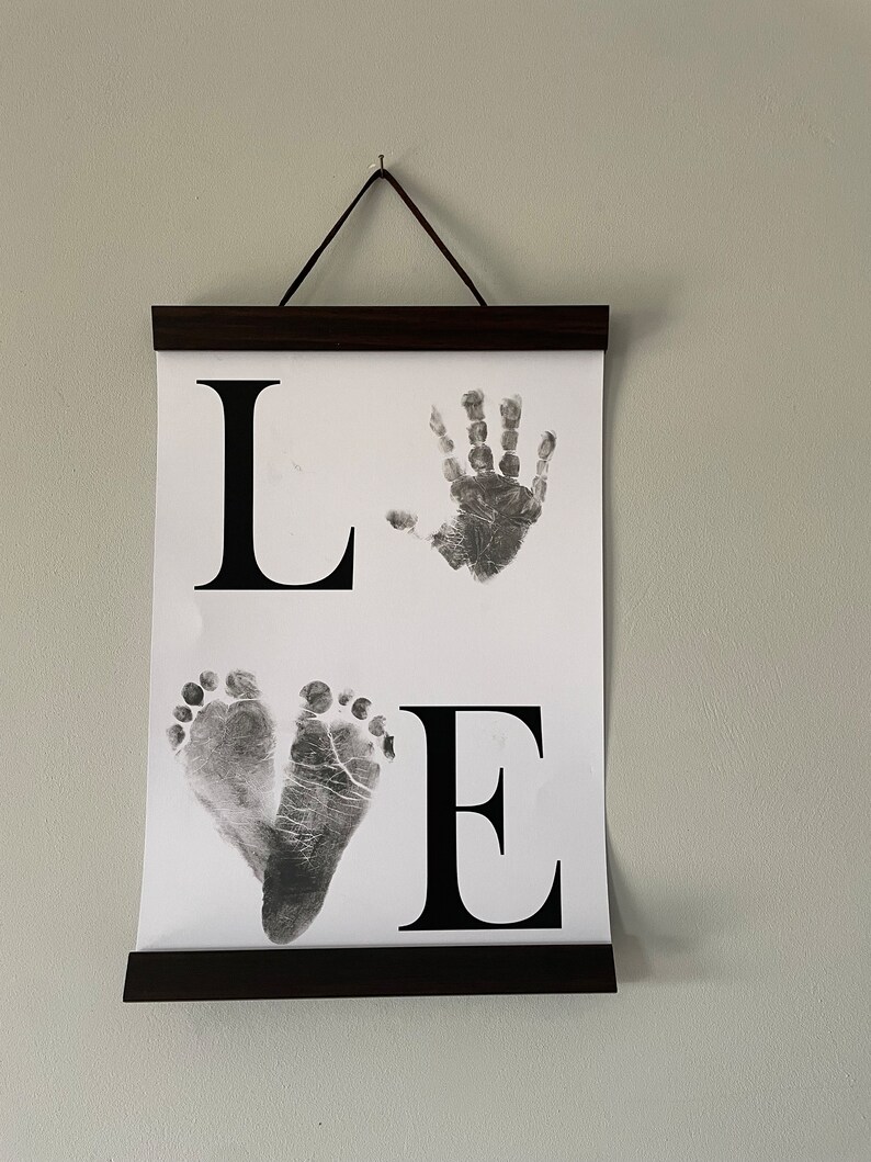 Baby Hand and Footprints, Ink Pad, Foot and Handprint Paint, Harmless