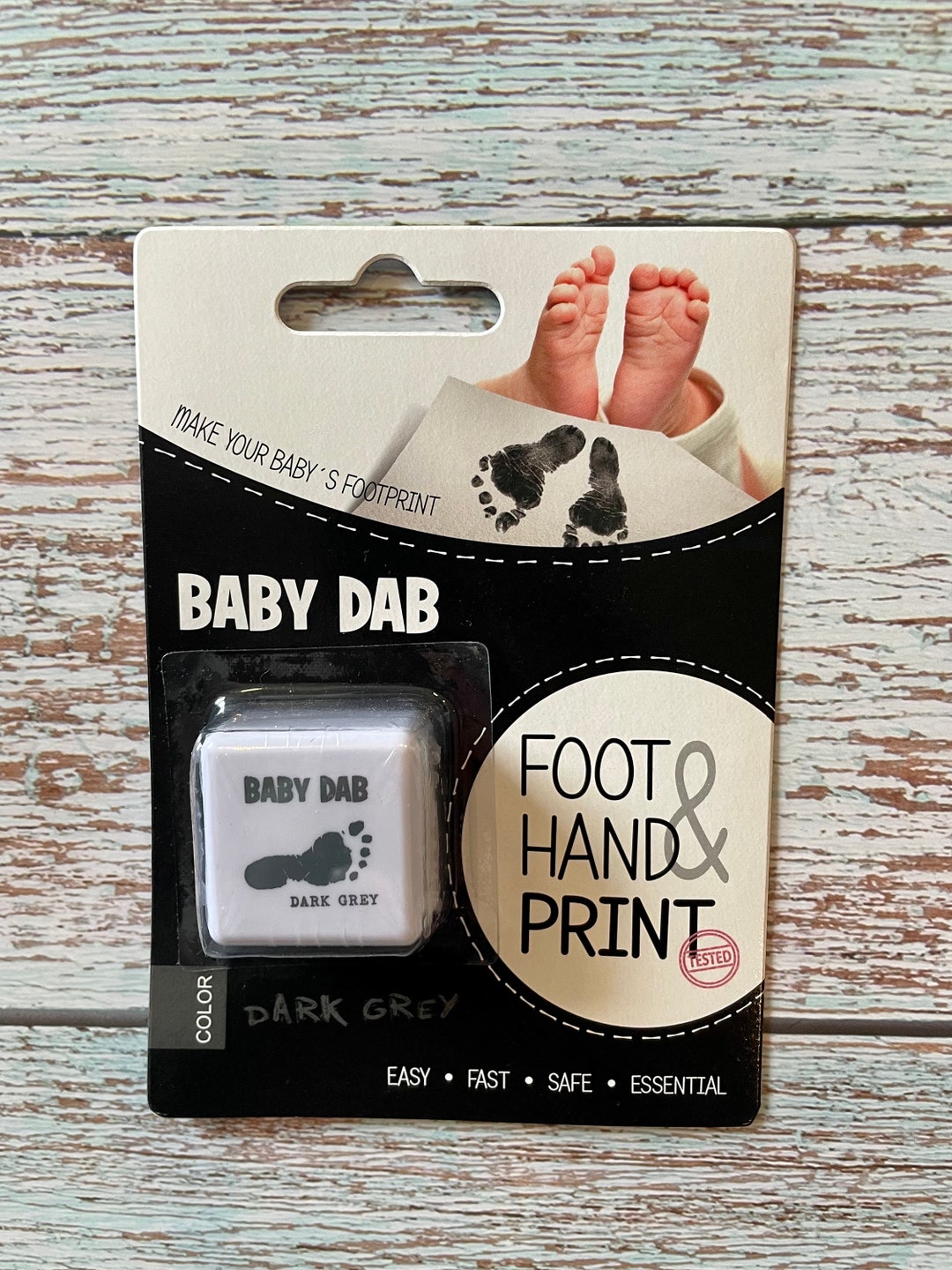 Baby Hand and Footprints, Ink Pad, Foot and Handprint Paint, Harmless