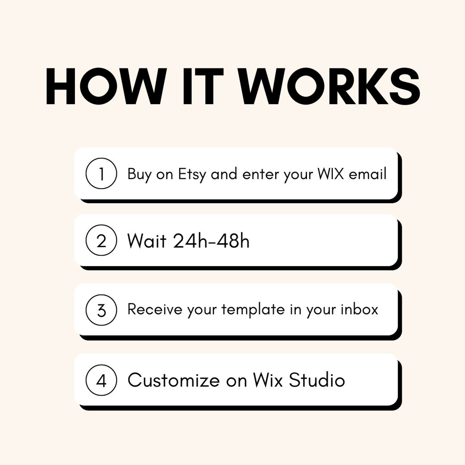 Modern Luxury Store Wix Website Template, Shop Wix Theme