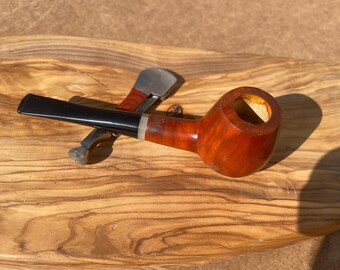 Olive Wood Handmade tobacco Pipe – Capri No.3 – Sunset Grain