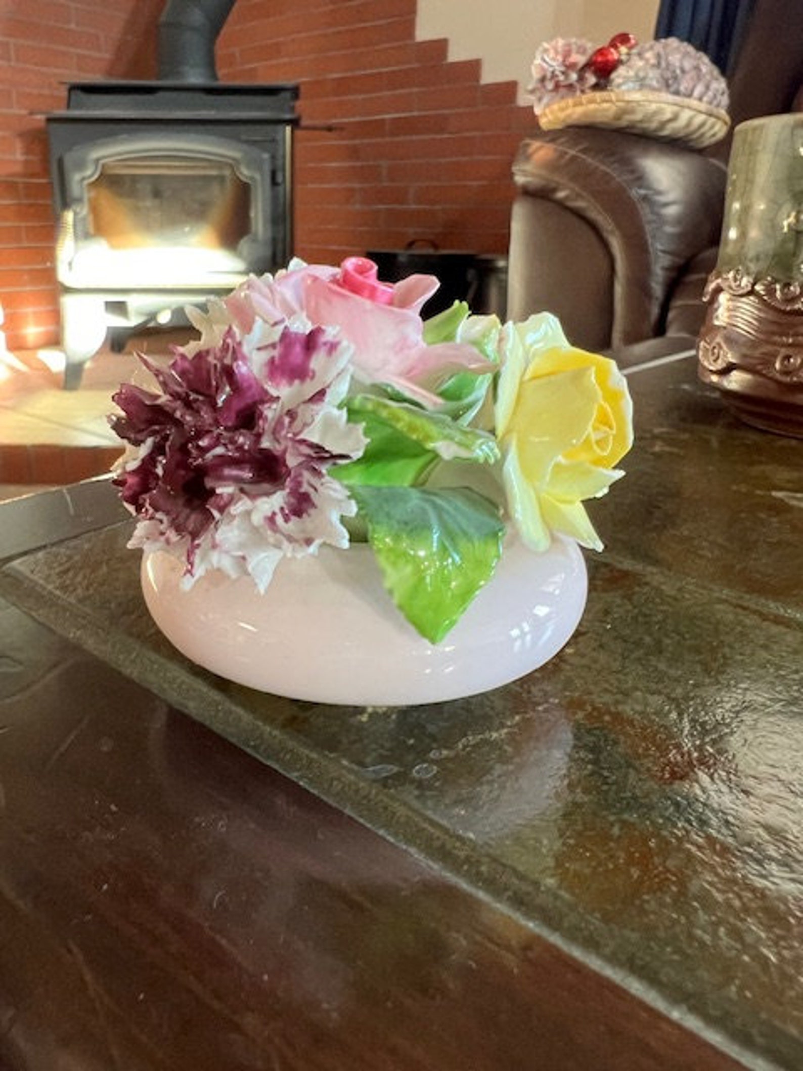 Royal Adderley Floral Bone China Porcelain Flower Bouquet Made in