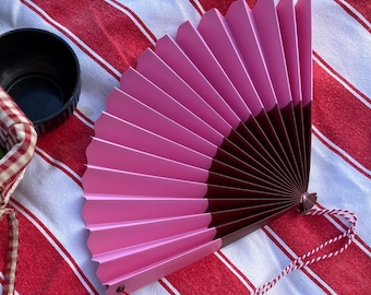 Glow Peony DIY Hand Fan | Paper Craft | DIY Paper Fan Kit | Folding Fan | Festival Fan | Paper Fan | Creative Gift | Colorful Summer Fan