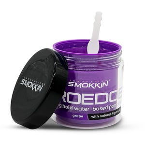 INNOVATION SMOKKIN Pro Edge Hair Styling Gel 16.9 FL Oz - Strong Hold, Water-Based, Alcohol-Free Pomade with Natural Argan Oil (Grape)