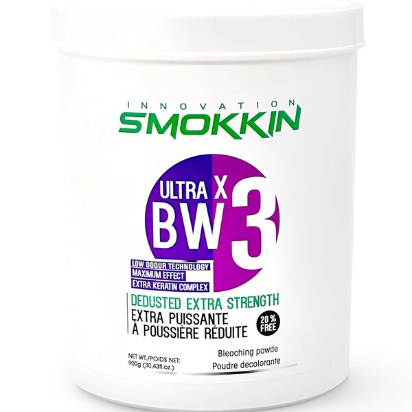 SMOKKIN ULTRA X BW3 Bleaching Powder 900g - Powerful Hair Lightening Solution