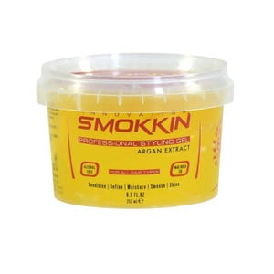 INNOVATION SMOKKIN Pro Edge Hair Styling Gel 25.3 FL Oz - Argan Extract, Alcohol-Free, Strong Hold, Smooth & Shiny for All Hair Types