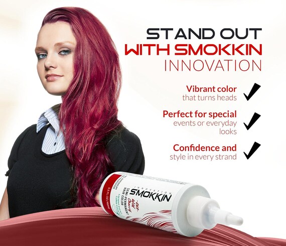 Smokkin Innovation Semi-permanent Hair Color 069 Wild Cherry
