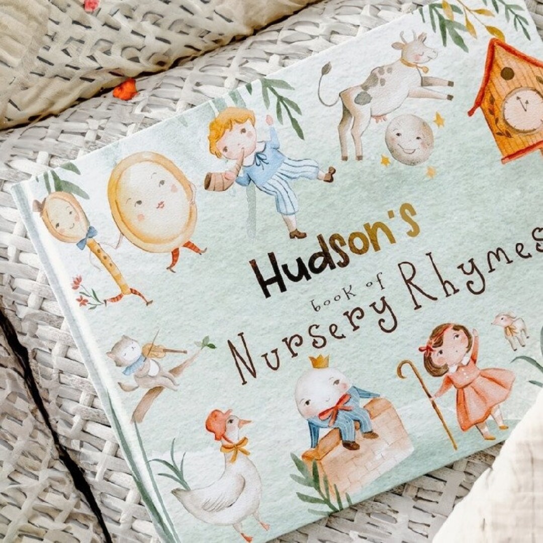 Personalized Book Custom Baby Book Personalized Book of Nursery Rhymes