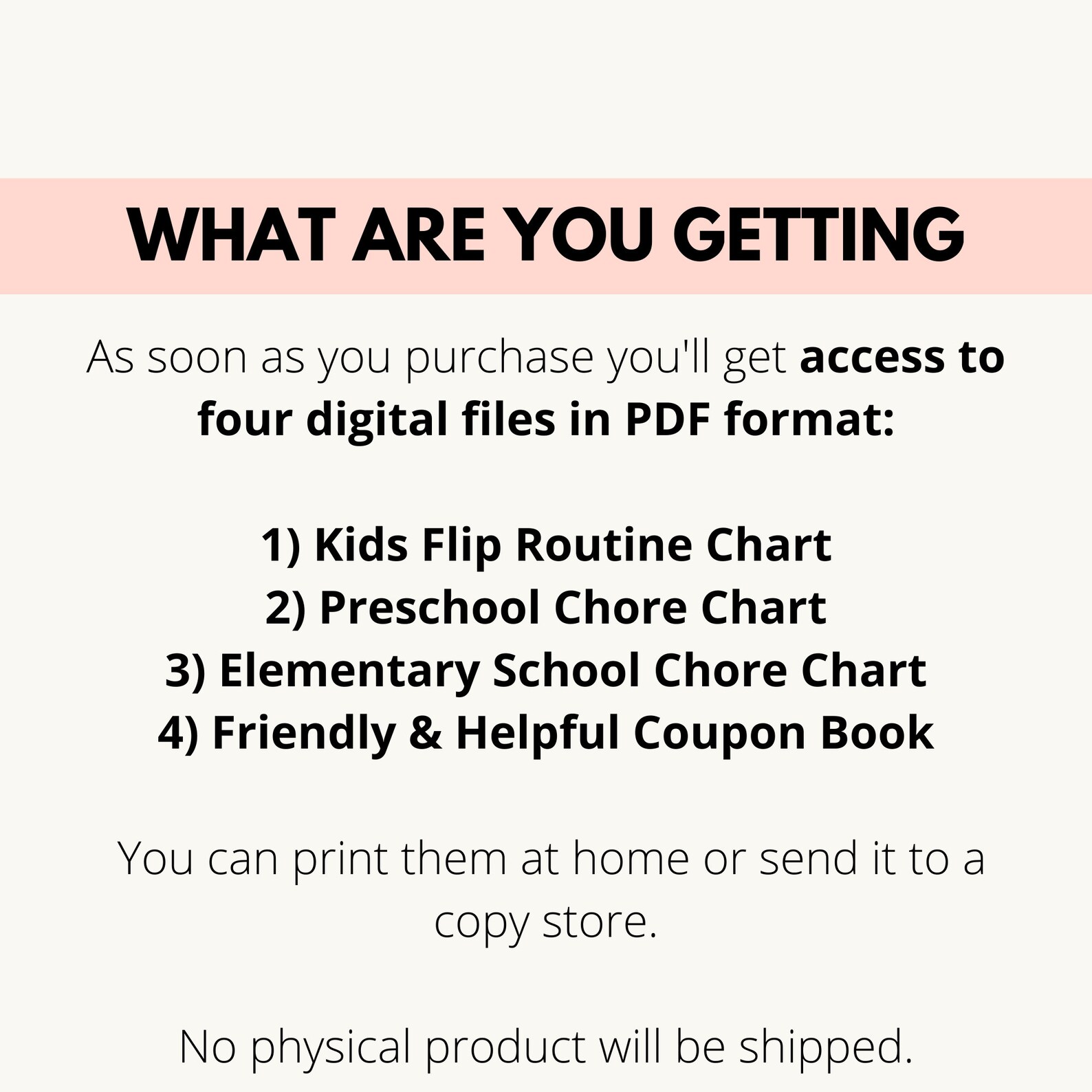 Routine and Chores Bundle, Kids Flip Routine Chart, Preschool Chore ...