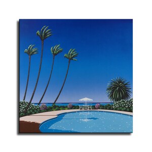 Hiroshi Nagai Waterproof Vinyl Fabric canvas HD Print, Wall Home decor, Ready to hang