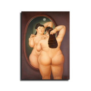 Fernando Botero Waterproof Vinyl Fabric canvas HD Print, Wall Home decor, Ready to hang