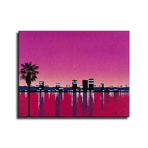 Hiroshi Nagai Waterproof Vinyl Fabric canvas HD Print, Wall Home decor, Ready to hang