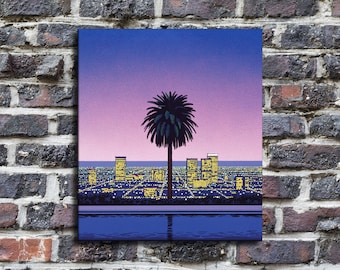 Vattentät vinylduk på canvas med Hiroshi Nagai, HD-tryck, väggdekor, redo att hängas