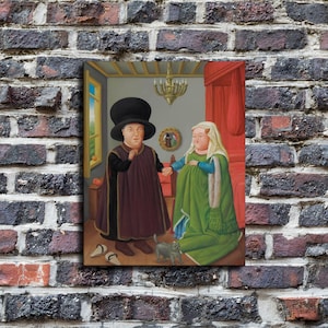 30x24 Inches Fernando Botero inspired Art Print. New HD print. Canvas ready to hang. Large poster. Pop Art canvas. Home decor wall painting