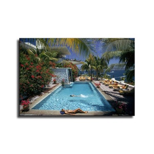 Hiroshi Nagai Waterproof Vinyl Fabric canvas HD Print, Wall Home decor, Ready to hang