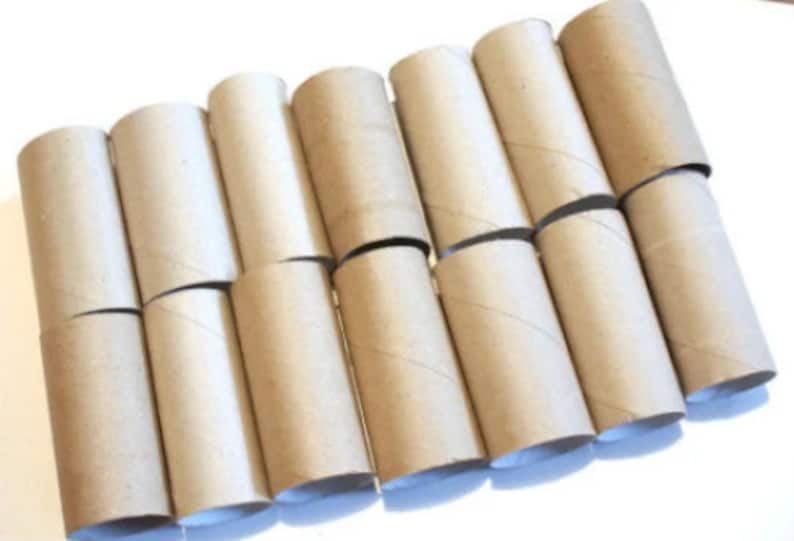 30 Empty Toilet Roll Tubes for School Crafts Classroom Craft Supplies DIY Project Tubes Empty