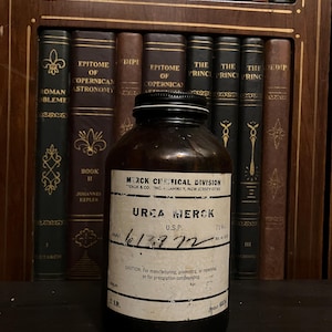 Vintage Urea Merck BOTTLE ONLY
