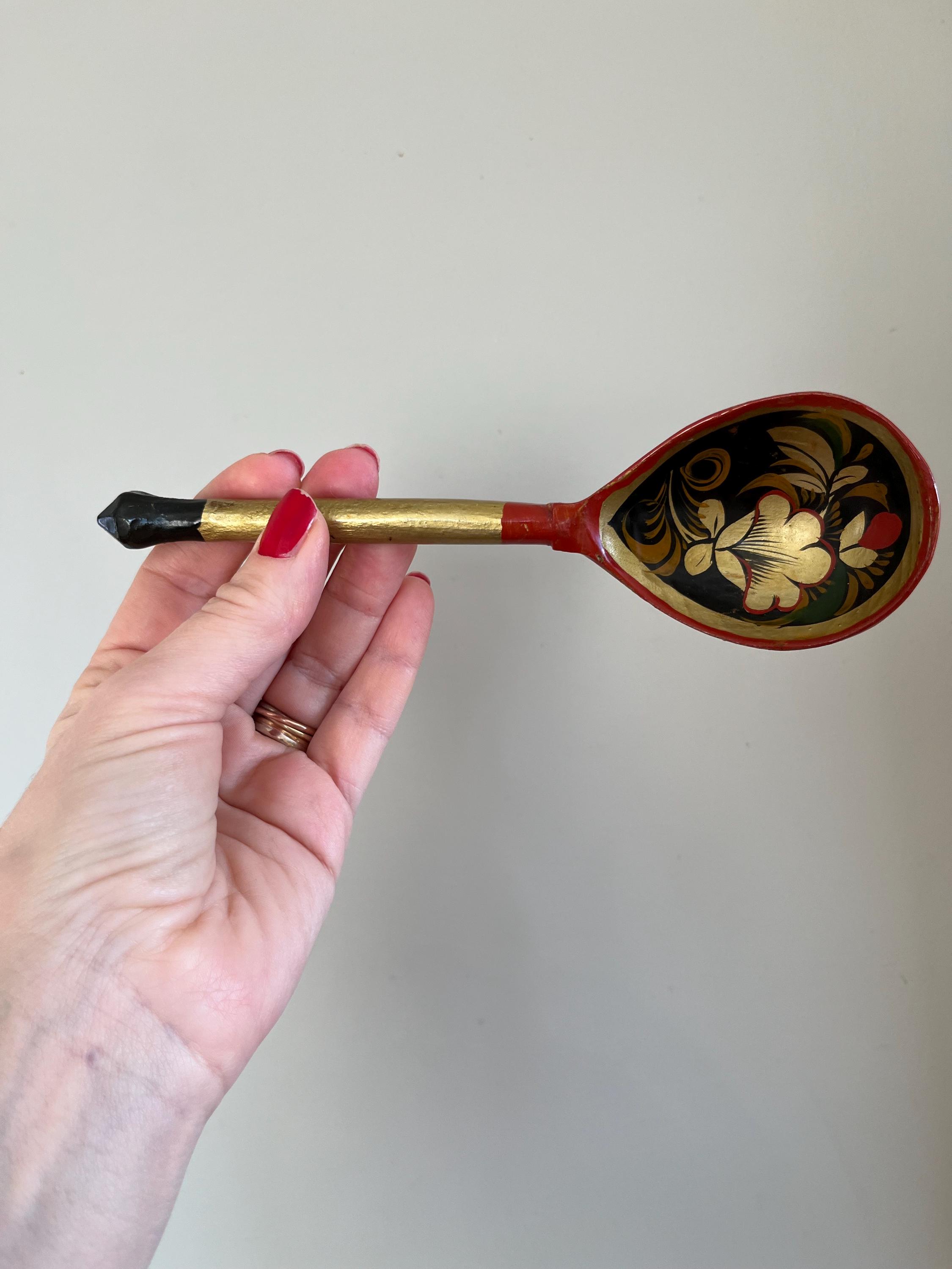 Russian wood spoon - Etsy 日本