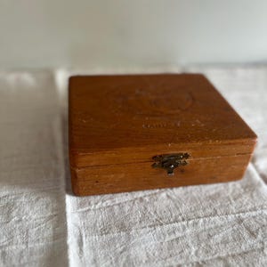 hirschsprung tobacco Vintage Danish Wooden Cigar Box, & Soner, Collectible Humidor Case Hirschsprung of Hirschsprung's disease -