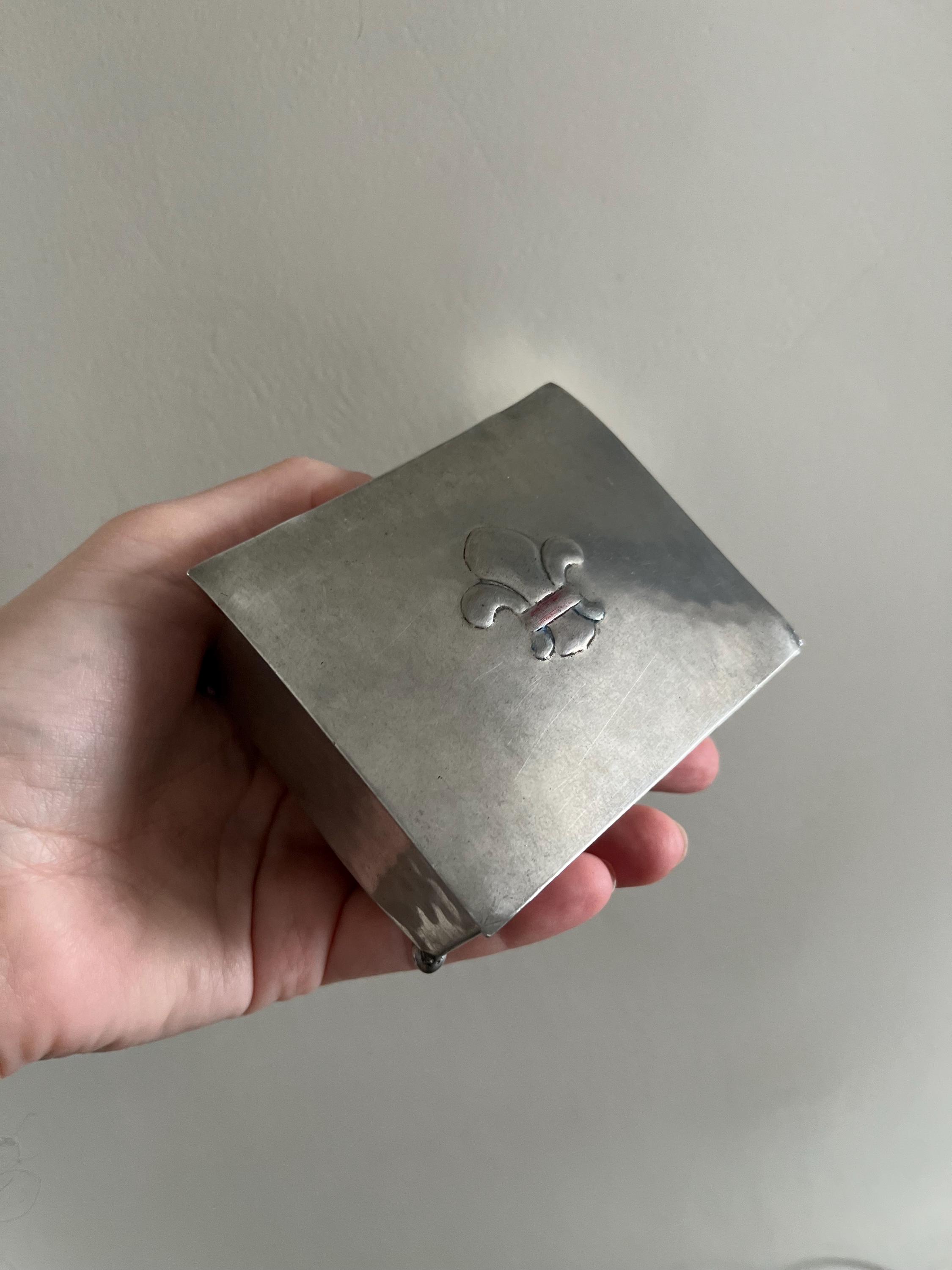 Boutons De Manchette Vintage St Michel Archange - Argentés, état Parfait, Fabriqué En France