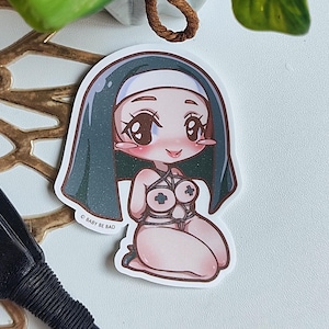 Schwester Submission: Shibari Sacred Temptation | Wasserfester Vinyl-Aufkleber von Baby be Bad