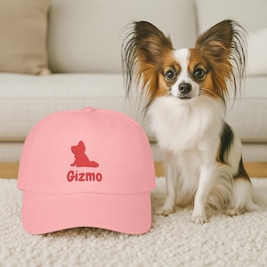 Custom Embroidered Hat Using Pet Photo Personalized Dog Hat Custom Cat Hat Custom Pet Cap Dog Hat Custom Dog Baseball Cap