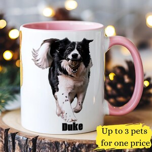 Personalisierte Haustier Fototasse: Personalisierte Hundeliebhaber Kaffeetasse