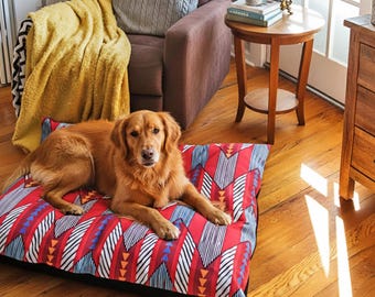 Personalized Photo Dog Bed, Custom Name Fleece Pet Bed
