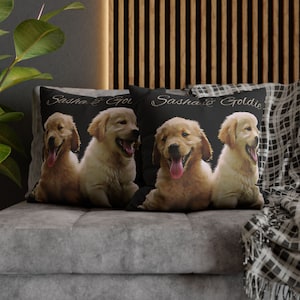 Personalized Pet Photo Pillow, Picture Pillow, Pet Lover Gift, Dog Pillow, Pet Portrait Pillow, Pet Memorial, Pet Gift, Dog Gift, Cat Gift