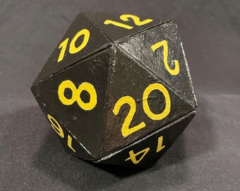 D20-Shaped Box with Dice