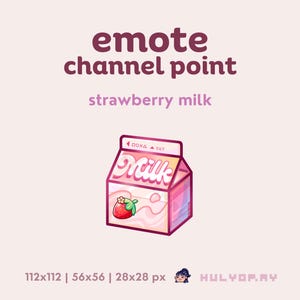 Caixa de Leite de Morango | Ponto de Canal | Emote Twitch | Rosa | Recompensa de Hidratação | Resgate de Bebida | Café | Café da Manhã | Discord | YouTube | Transmissão
