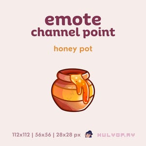 Honey Pot Channel Point | Emote för Twitch, Discord och YouTube (digital nedladdning)