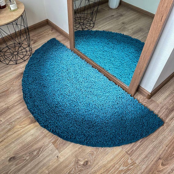 Luxuriöser Halbrunder Plüsch Teppich für Ihr Zuhause