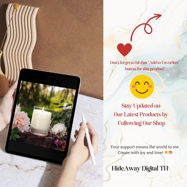 Candle Mockup Clear Candle Jar Mockup Candle Spring Mockup Bundle Print