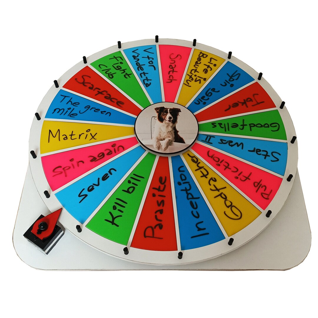 Wooden Spin the Wheel Game Custom Prize Wheel Game Wheel Etsy UK