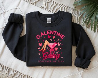 Galentine Gang Coquette Bow Martini Women Galentine Day