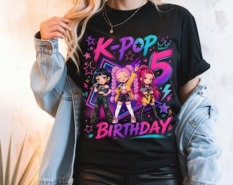 It's My 5th K Pop Birthday Girl 5-jarige K-Pop Bday, kinderen png