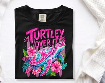Gestreepte schildpad eroverheen schattige schildpadbloem, png