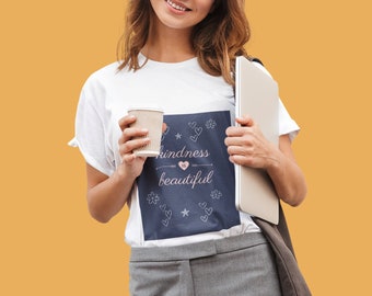 KINDNESS IS BEAUTIFUL T-shirt for Women Perfect for Casual Days and Birthday Gifts