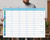 2025 Giant Wall Calendar, Year-At-A-Glance, DIGITAL DOWNLOAD, Big Ass Calendar, 2025 Planning Tool, Yearly Organizer, Family Coordination.