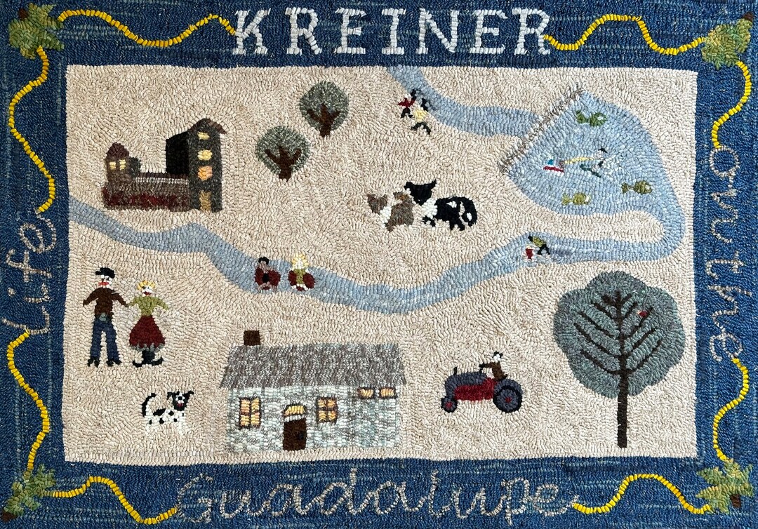 Story Rug Tell Your Story Rug Pattern - Etsy