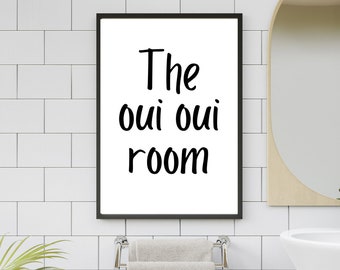 Badezimmer Poster - oui oui